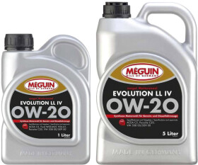 Моторное масло Meguin Evolution LL IV 0W-20 синтетическое