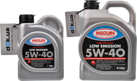 Моторное масло Meguin Low Emission 5W-40 синтетическое