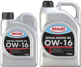 Моторное масло Meguin Special Engine Oil 0W-16 синтетическое