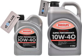 Моторна олива Meguin Super Performance 10W-40 напівсинтетична