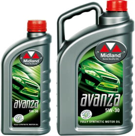 Моторна олива Midland Avanza 5W-30 синтетична