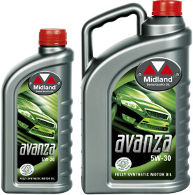 Моторное масло Midland Avanza 5W-30 синтетическое