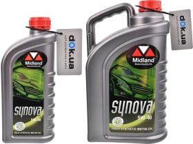 Моторное масло Midland Synova 5W-40 синтетическое