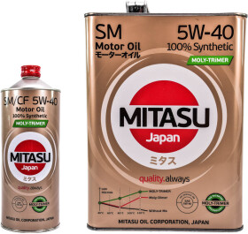 Моторное масло Mitasu Motor Oil SM 5W-40 синтетическое