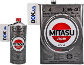 Моторное масло Mitasu Super LL Diesel CI-4 10W-40 полусинтетическое
