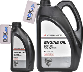 Моторное масло Mitsubishi Engine Oil SN 0W-20 синтетическое