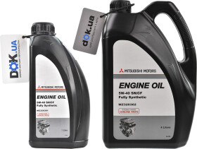 Моторное масло Mitsubishi Engine Oil SN/CF 5W-40 синтетическое