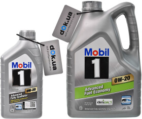 Моторное масло Mobil 1 0W-20 синтетическое