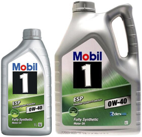 Моторное масло Mobil 1 ESP 0W-40 синтетическое