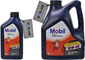 Моторное масло Mobil Ultra 10W-40 полусинтетическое