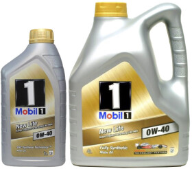 Моторное масло Mobil New Life 0W-40 синтетическое