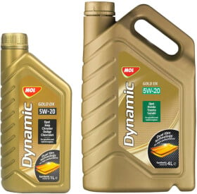 Моторное масло MOL Dynamic Gold DX 5W-20 синтетическое