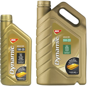 Моторное масло MOL Dynamic Gold DX 5W-20 синтетическое