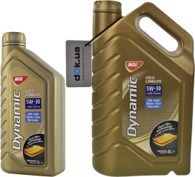 Моторное масло MOL Dynamic Gold Longlife 5W-30 синтетическое