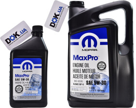 Моторное масло Mopar MaxPro 5W-30 синтетическое