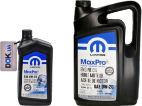 Моторное масло Mopar MaxPro Plus 0W-20 синтетическое