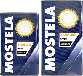 Моторное масло Mostela Mineral 15W-40 минеральное