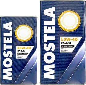 Моторное масло Mostela Super Diesel 15W-40 минеральное