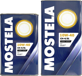 Моторное масло Mostela Turbo Diesel 10W-40 полусинтетическое