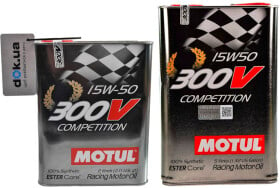Моторное масло Motul 300V Competition 15W-50 синтетическое