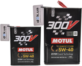 Моторное масло Motul 300V Competition 5W-40 синтетическое