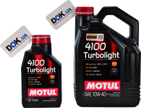 Моторна олива Motul 4100 Turbolight 10W-40 напівсинтетична