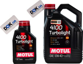 Моторное масло Motul 4100 Turbolight 10W-40 полусинтетическое