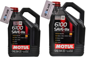 Моторное масло Motul 6100 Save-Lite 5W-20 полусинтетическое