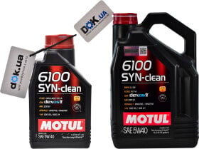 Моторное масло Motul 6100 Syn-Clean 5W-40 полусинтетическое