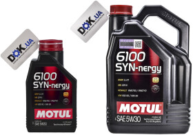 Моторна олива Motul 6100 SYN-nergy 5W-30 напівсинтетична