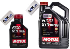 Моторное масло Motul 6100 SYN-nergy 5W-30 полусинтетическое