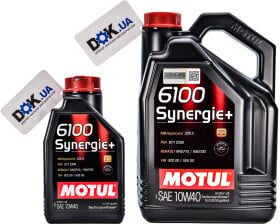 Моторное масло Motul 6100 Synergie+ 10W-40 полусинтетическое