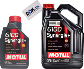 Моторна олива Motul 6100 Synergie+ 5W-30 напівсинтетична