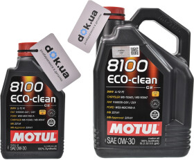 Моторна олива Motul 8100 Eco-Clean 0W-30 синтетична