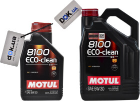 Моторное масло Motul 8100 Eco-Clean 5W-30 синтетическое