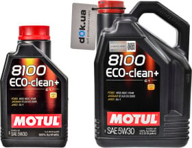 Моторное масло Motul 8100 Eco-Clean+ 5W-30 синтетическое