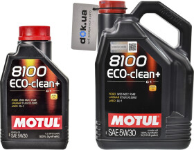 Моторное масло Motul 8100 Eco-Clean+ 5W-30 синтетическое