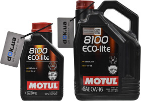 Моторна олива Motul 8100 Eco-Lite 0W-16 синтетична