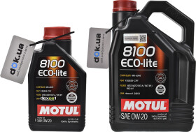 Моторное масло Motul 8100 Eco-Lite 0W-20 синтетическое