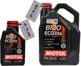 Моторное масло Motul 8100 Eco-Lite 0W-20 синтетическое