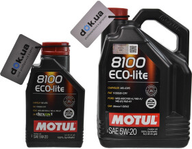 Моторна олива Motul 8100 Eco-Lite 5W-20 синтетична