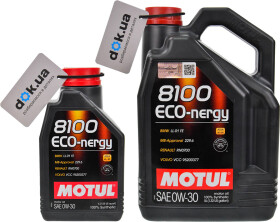 Моторное масло Motul 8100 Eco-Nergy 0W-30 синтетическое