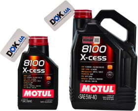 Моторное масло Motul 8100 X-Cess 5W-40 синтетическое