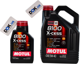 Моторна олива Motul 8100 X-Cess 5W-40 синтетична