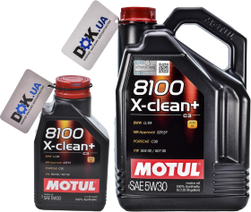 Моторна олива Motul 8100 X-Clean+ 5W-30 синтетична