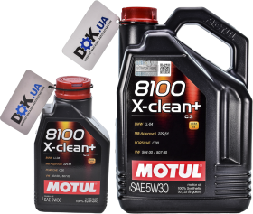 Моторное масло Motul 8100 X-Clean+ 5W-30 синтетическое