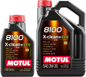 Моторное масло Motul 8100 X-Clean+ EFE 0W-30 синтетическое
