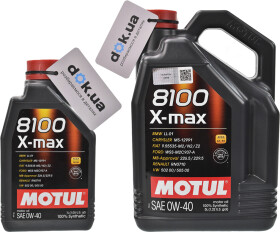 Моторное масло Motul 8100 X-Max 0W-40 синтетическое