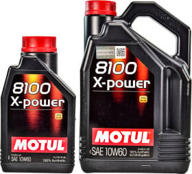 Моторное масло Motul 8100 X-Power 10W-60 синтетическое