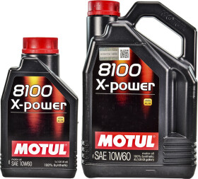 Моторное масло Motul 8100 X-Power 10W-60 синтетическое